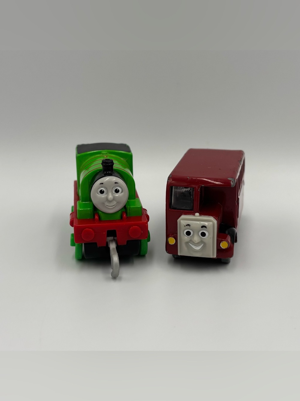 RARE Vintage Y2K Thomas the Train & Friends Percy + Bertie Bus Diecast Toy Lot